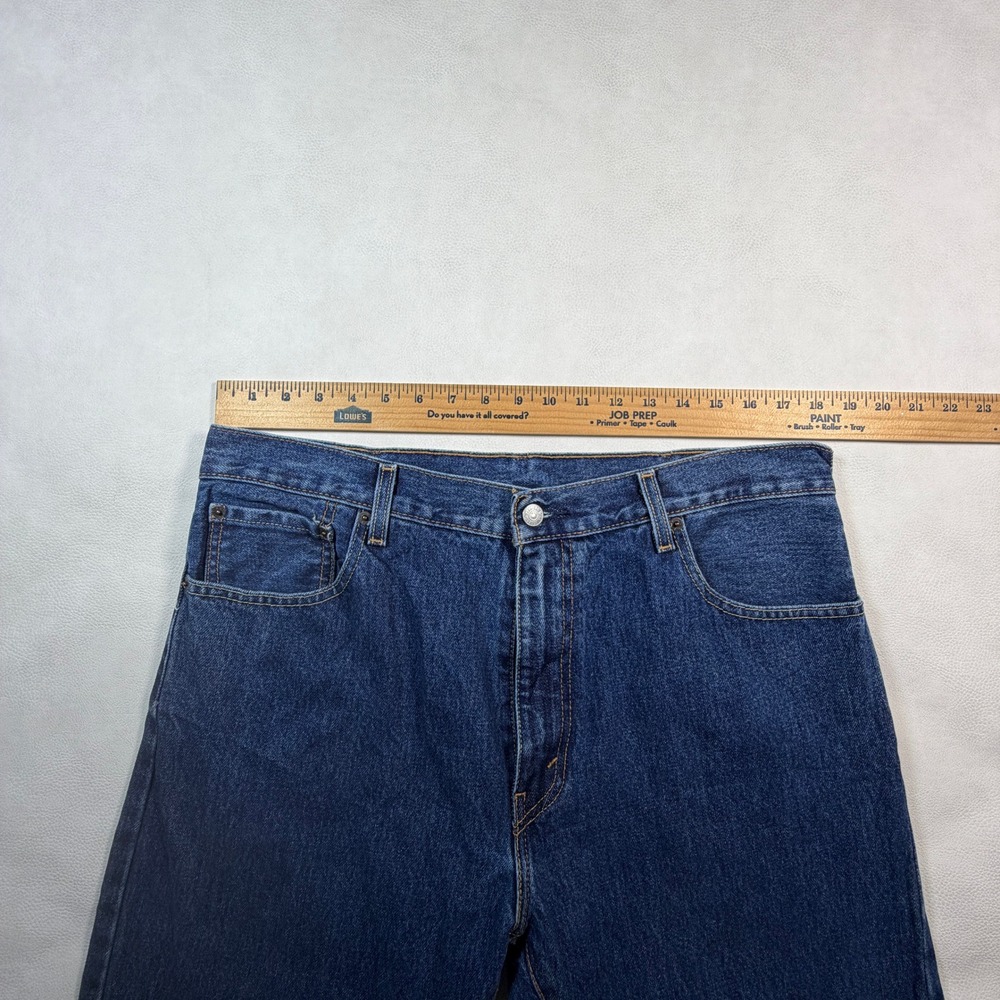 Levis 517 Bootcut Jeans Mens 36x34 Medium Wash Blue Denim Pants 517-0217‎ - Picture 5 of 12